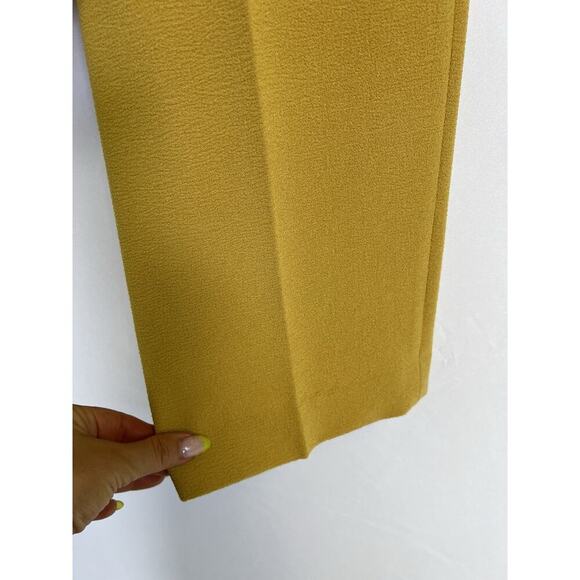 Womens Mustard Yellow 2 Pc Pant Suit Sz XL Corpcore Office Siren - Picture 9 of 14